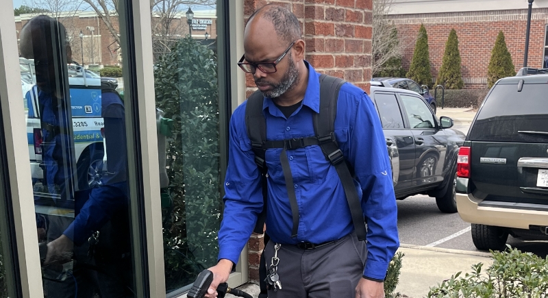 Consistent pest control technician